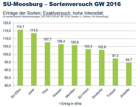 Sortenversuch Moosburg Wintergerste 2016